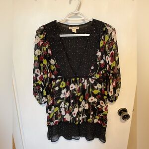 Forever 21 floral blouse size medium